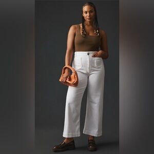 The Colette Crop Wide-Leg Jean by Maeve